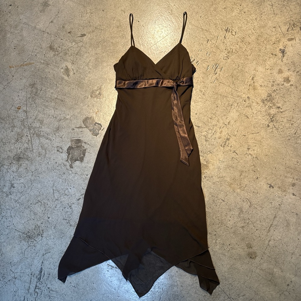 Studio Y Women’s y2k handkerchief ham bow detail dress size 11